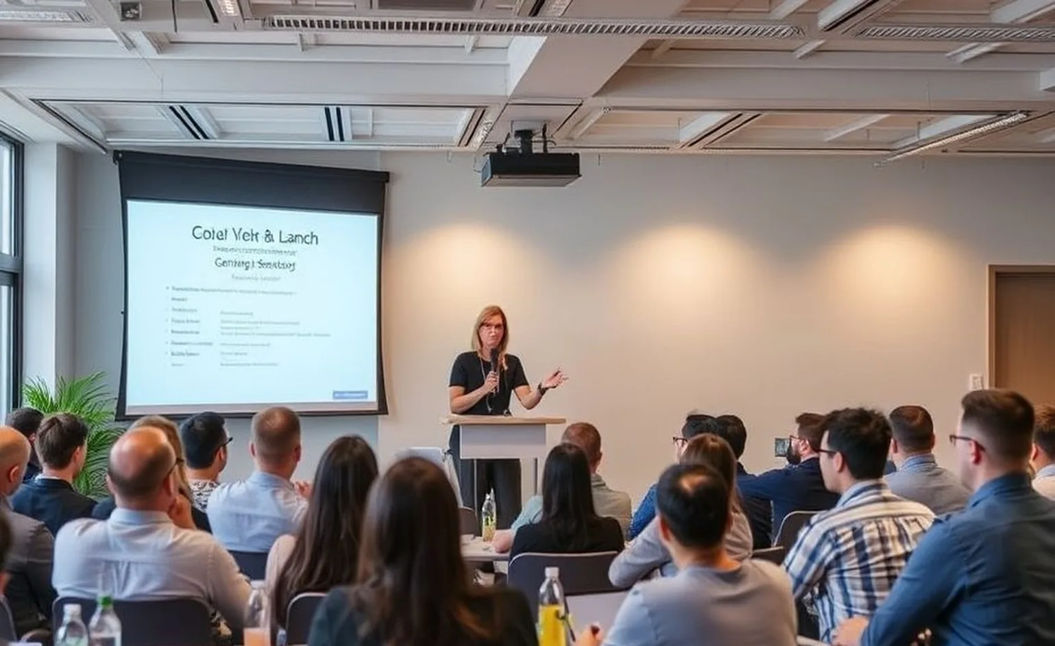 Startup business launch workshop